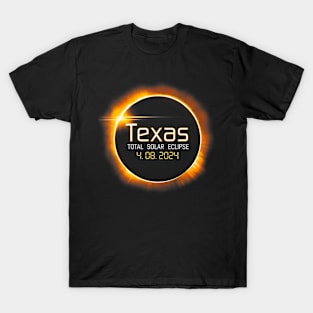 2024 Solar Eclipse Texas Usa Totality T-Shirt